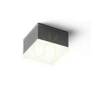 Plafonds kültéri Orin Sq mennyezet antracit szatén akril 230 V Led 10 W Ip54 3000 K small 1