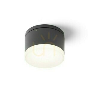 Plafonds kültéri Orin R mennyezeti antracit szatén akril 230 V Led 10 W Ip54 3000 K small 1