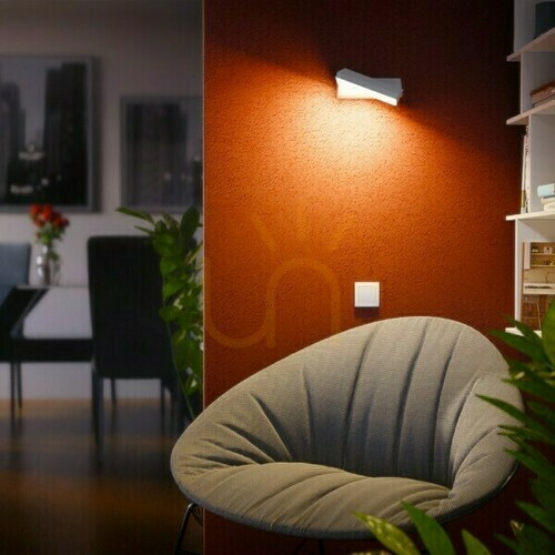 Jelölje be Fali lámpa Twist fali lámpa Fehér 230 V Led 12 W Ip65 3000 K