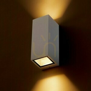 Kültéri fali lámpa Desmond Ii fali lámpa Fehér 230 V Gu10 2x35 W Ip44 small 1