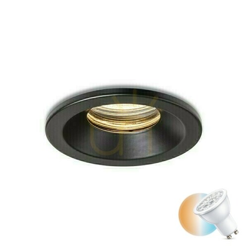 Jelölje be Bella Gu10 Fekete 230 V Led 15 W Ip65 süllyesztett lámpatest 230 V Led 15 W Ip65