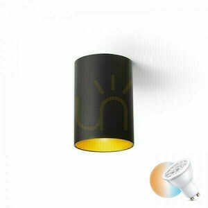 Connor mennyezeti lámpa fekete/arany 230 V Led Gu10 10 W. small 0