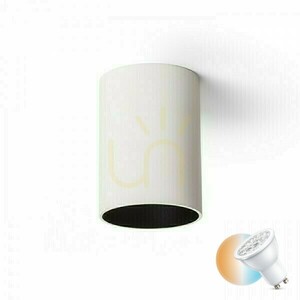 Lefelé világító Connor mennyezeti fehér/fekete 230 V Led Gu10 10 W. small 0