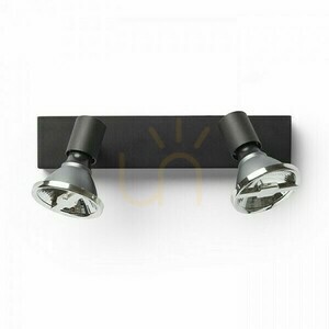 Rendl TRICA II fekete fali és mennyezeti spotlámpa 2 × GU10 2 × 25 W R13374 small 4