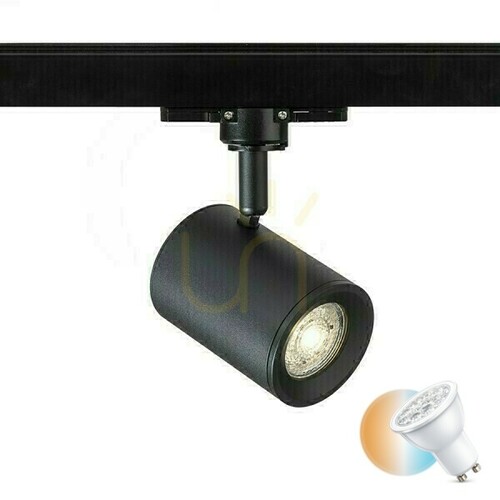 Jelölje be Cadenza reflektor 3 fázisú sínhez Fekete 230 V Led Gu10 10 Watt.