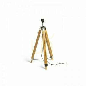 Alvis lámpaernyő kiegészítő állvány Bambusz/króm 230 V E27 28 Watt. small 2