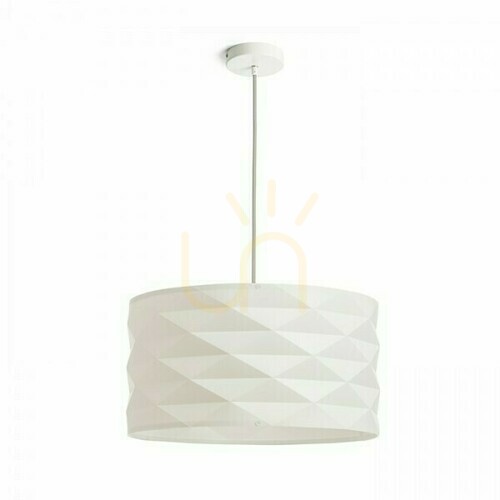 Jelölje be Rendl EZRA 40 függeszték fehér PVC/szürke E27 15 W R13319