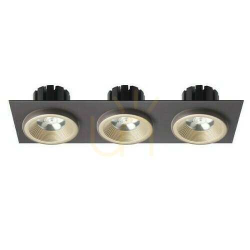 Jelölje be Sharm Sq Iii Pearl Gold/Bronzé süllyesztett lámpatest 230 V Led 3x10 W 24° 3000 K