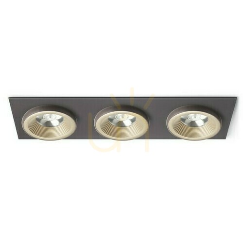Jelölje be Sharm Sq Iii Pearl Gold/Bronzé süllyesztett lámpatest 230 V Led 3x10 W 24° 3000 K