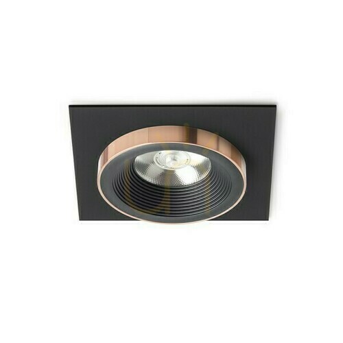Jelölje be Rendl SHARM SQ I süllyesztett lámpatest, fekete / fekete réz, LED 10 W, 3000 K, 24°