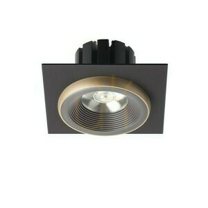 Sharm Sq I Bronz/gyöngyház arany süllyesztett lámpatest 230 V Led 10 W 24° 3000 K small 1