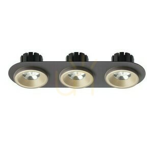 Sharm R Iii Pearl Gold/Bronzé süllyesztett lámpatest 230 V Led 3x10 W 24° 3000 K small 1