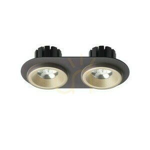 Sharm R Ii Pearl Gold/Bronzé süllyesztett lámpatest 230 V Led 2x10 W 24° 3000 K small 1