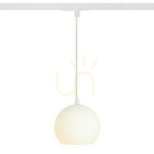 Rendl Copa függőlámpa 1 fázisú sínhez, opálüveg, E27 11 W, R13205 small 1