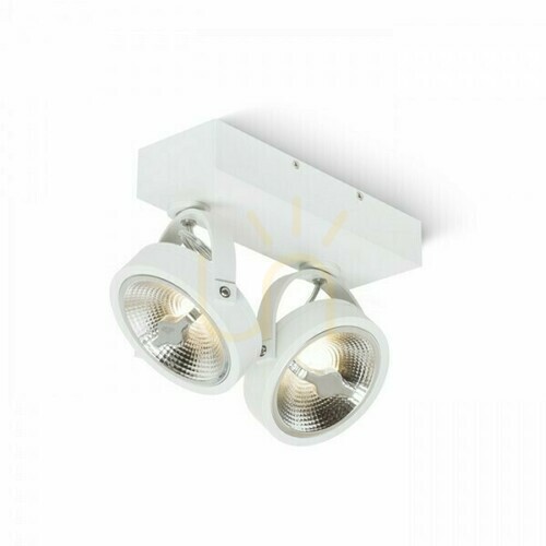 Jelölje be Fali lámpa Kelly Led Ii Dimm fali lámpa Fehér 230 V 2x12 W 24° 3000 K