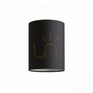 Rendl RON 15/20 fekete policotton / fehér PVC E27 lámpaernyő, R13049 small 1