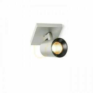 Kenny I csiszolt alumínium/fekete felszíni lámpa 230 V Gu10 35 Watt. small 5