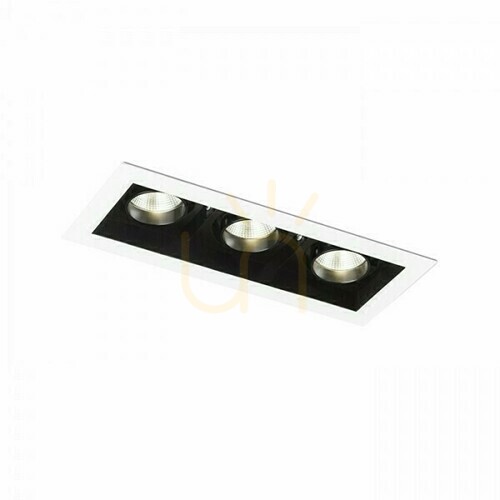 Jelölje be Rendl BONDY III fehér süllyesztett lámpatest, LED 3 × 7 W, 3000 K, R12858
