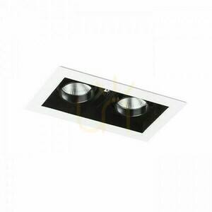 Bondy Ii süllyesztett lámpatest fehér 230 V Led 2x7 W 24° 3000 K small 3