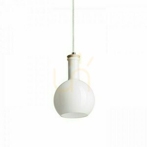Pulire Rd függőlámpa Opálüveg/Fa/Króm 230 V E14 28 W. small 0
