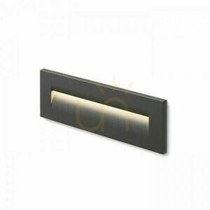 Rendl RASQ R12628 süllyesztett fali LED-lámpatest, 8,5 W, antracit, IP65, 3000 K small 0