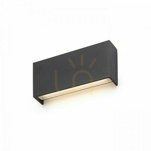 Jelölje be Kültéri fali lámpa Torino Fekete 230 V Led 2x5 W Ip54 3000 K