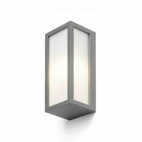 Jelölje be Fali lámpa Durant fali lámpa Ezüstszürke 230 V E27 18 W Ip54