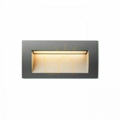 Jelölje be Gordiq L Antracit kültéri süllyesztett lámpatest 230 V Led 3 W Ip65 3000 K