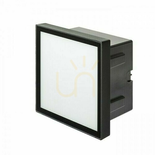 Jelölje be Dejavu Sq 14 Süllyesztett kültéri lámpatest Fekete 230 V Led 6 W Ip65 3000 K