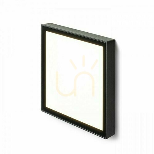 Jelölje be Dejavu Sq 14 Süllyesztett kültéri lámpatest Fekete 230 V Led 6 W Ip65 3000 K