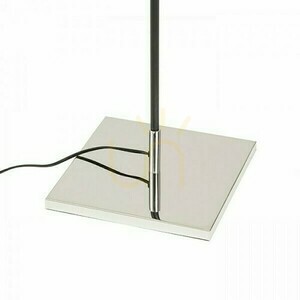 Rendl LULU állólámpa fehér/fekete/króm E27 8 W small 2