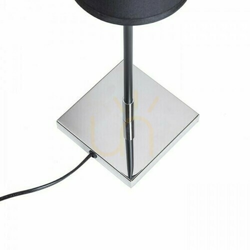 Jelölje be Rendl Lulu fekete/króm E27 LED 8 W asztali lámpa R12465