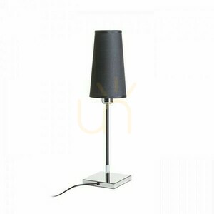 Lulu asztali lámpa Fekete króm 230 V E27 28 W. small 0