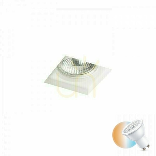 Jelölje be Rendl DANDY SQ gipsz süllyesztett lámpatest GU10 8 W R12363