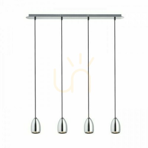 Jelölje be Babades Iv króm 230 V Gu10 4x35 W függőlámpa.