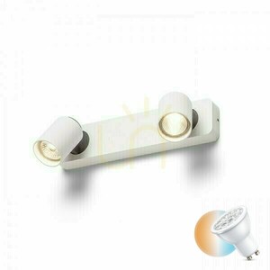 Dugme Ii felszíni lámpa fehér/antracit 230 V Gu10 2x35 W. small 0