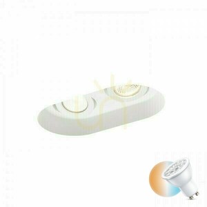 Süllyesztett lámpatest Dingo Gu10 Ii irányított gipsz 230 V 2x35 W. small 0