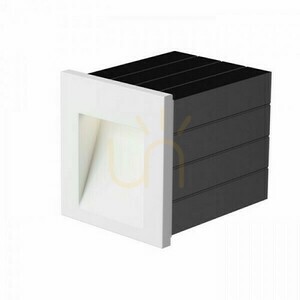 Süllyesztett kültéri lámpatest Tess Sq White 230 V Led 3 W Ip54 3000 K 2 Süllyesztett kültéri lámpatest Tess Sq White 230 V Led 3 W Ip54 3000 K small 2