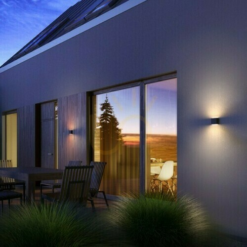 Jelölje be Kültéri fali lámpa Choix 114 fal Antracit 230 V Led 2x3 W Ip54 3000 K
