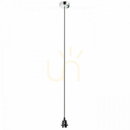 Jelölje be Rendl HEX CHROM függeszték fekete/króm E27 15 W R11940