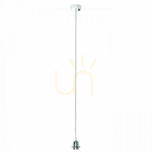Jelölje be Rendl HEX függesztő készlet WB+TC+CHF+CHC1 230 V E27 max 15 W, fehér alap, átlátszó kábel