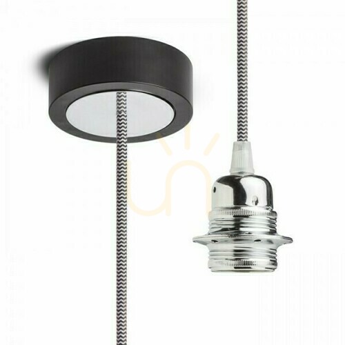 Jelölje be HEX Rendl függesztő készlet BB+B/WC+CHF+CHC1 fekete E27 max. 15 W
