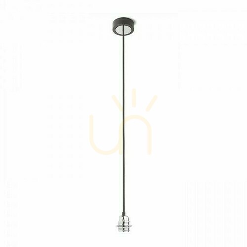 Jelölje be Rendl HEX R11909 lámpaernyő-függeszték, fekete, krómozott E27 foglalattal