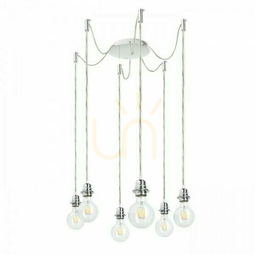 Jelölje be Árnyékoló, lámpaernyő Kombix 6 függő készlet Chp+Tk+Cho 230 V E27 6x28 W.