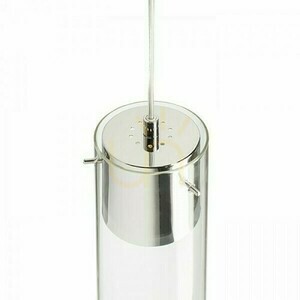 Garnírozott függőlámpa átlátszó üveg/króm 230 V Gu10 9 W. small 1