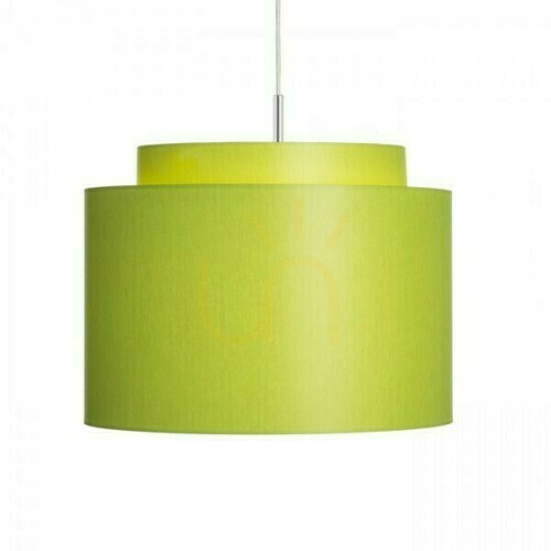 Jelölje be Árnyékoló, lámpaernyő Dupla 40/30 Chintz Lime/White Pvc Max. 23 W