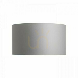 RON 55/30 Rendl lámpaernyő chintz világosszürke / fehér PVC 55 cm E27 small 2