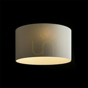 RON 55/30 Rendl lámpaernyő chintz világosszürke / fehér PVC 55 cm E27 small 3