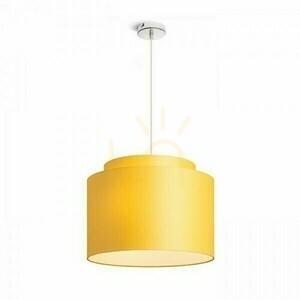 Árnyékoló, lámpaernyő Double 40/30 Chintz Apricot/White Pvc Max. 23 W small 1