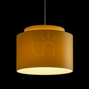 Árnyékoló, lámpaernyő Double 40/30 Chintz Apricot/White Pvc Max. 23 W small 2